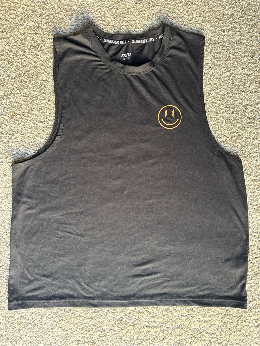 rnnr Muscle Tee - Party Pace Wins The Race size Large